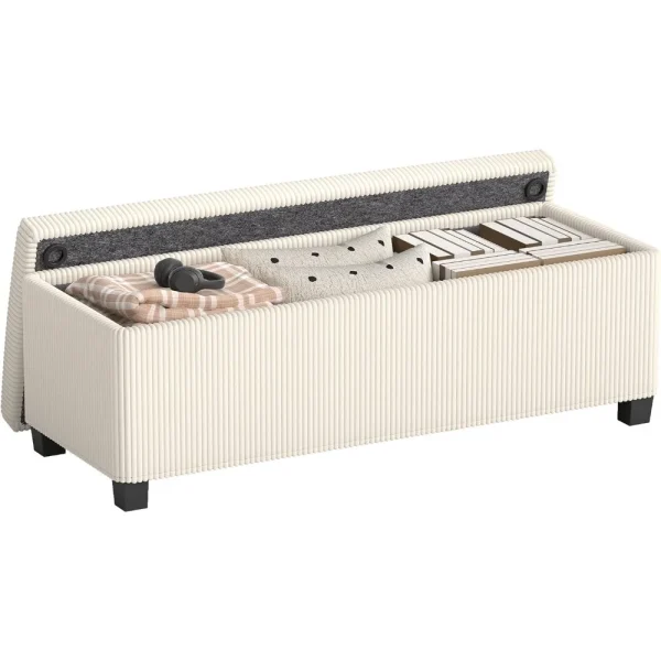 Storage Chest Ottoman Bench